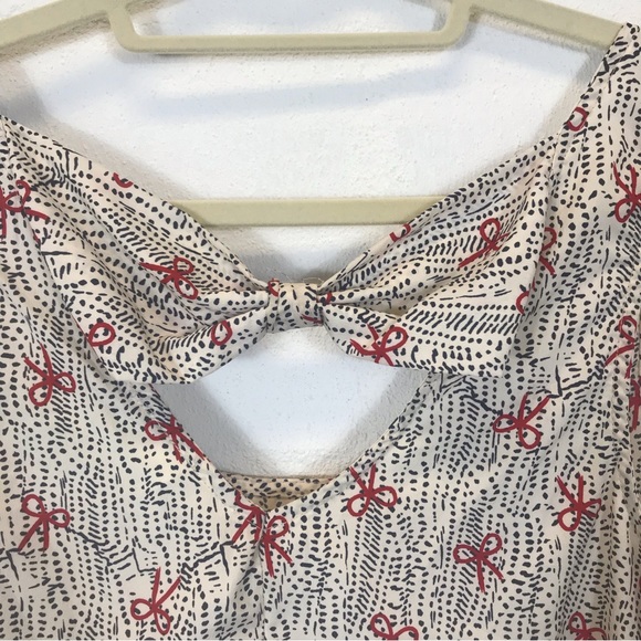 Couture V Bow Back Tank Top - Picture 8 of 8